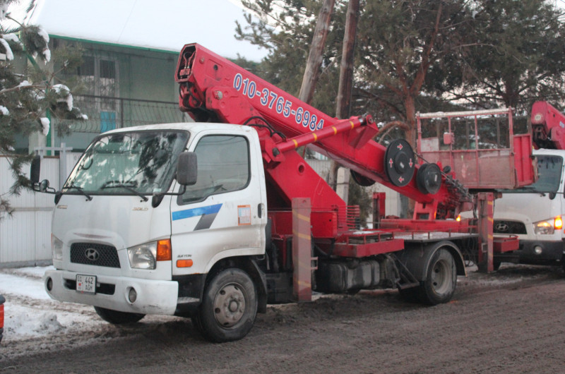 АГП - 30. Hyundai MIGHTY АГП